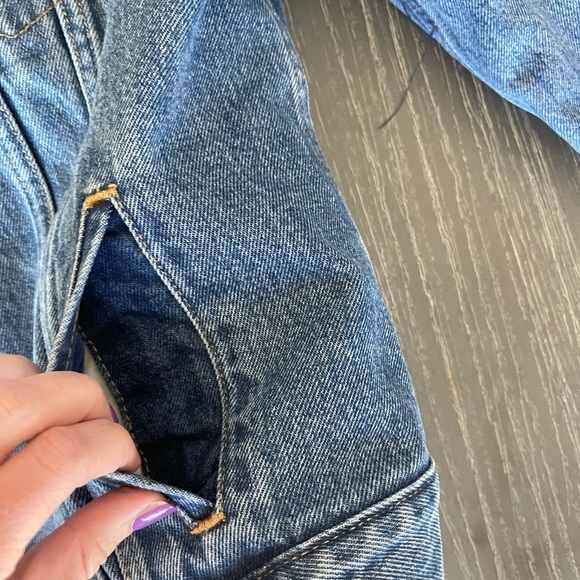 Levi Strauss denim Sherpa lined jacket - Picture 5 of 6